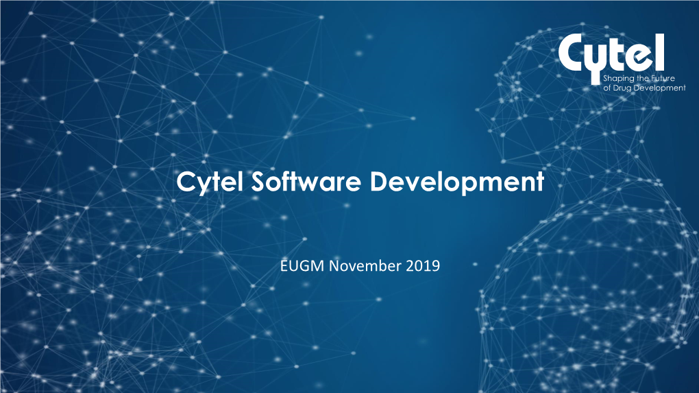 Cytel Software Development