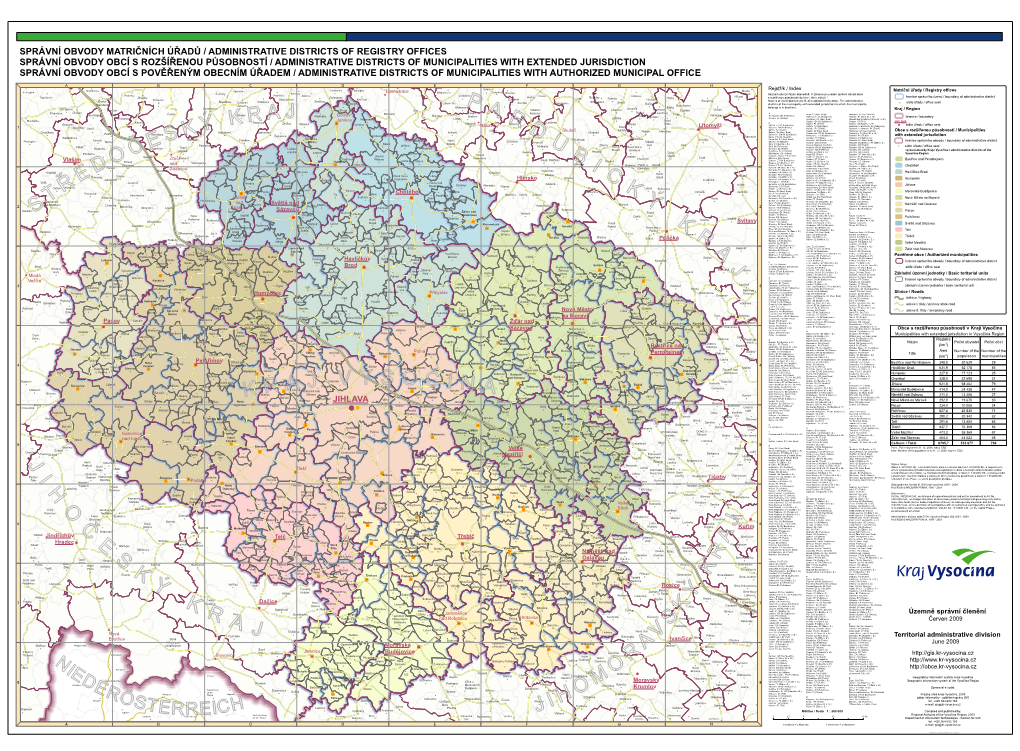 Správní Obvody Matričních Úřadů / Administrative