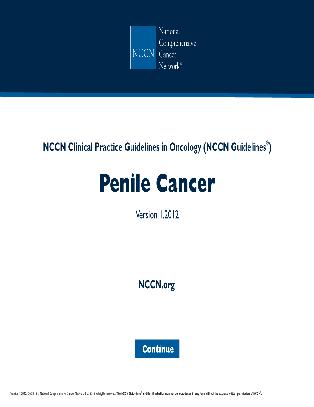 Penile Cancer TOC Discussion