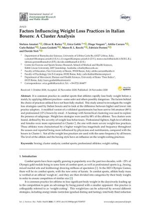 A Cluster Analysis