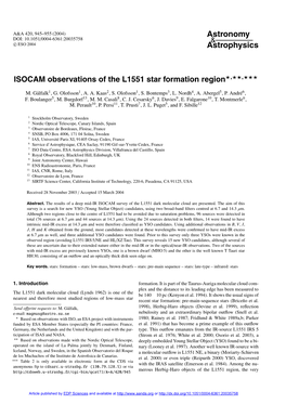 ISOCAM Observations of the L1551 Star Formation Region�,��,�