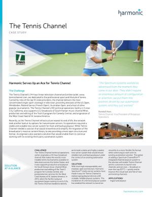 The Tennis Channel Case Study