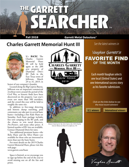 Charles Garrett Memorial Hunt III See the Latest Winners In