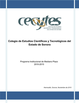 Colegio De Estudios Científicos Y Tecnológicos Del Estado De Sonora