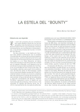 La Estela Del "Bounty"