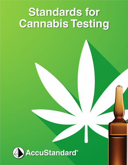 Standards for Cannabis Testing