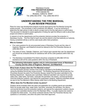 Understanding the Fire Marshal Plan Review Process