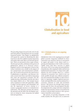 Globalization in Food and Agriculture