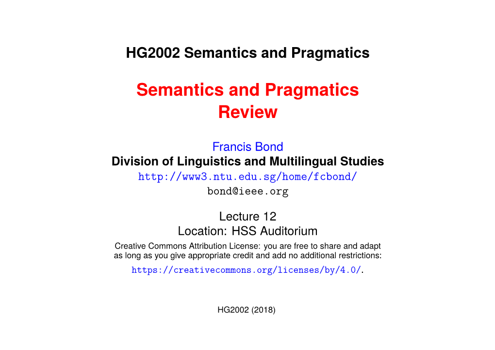 Quantifiers in Predicate Logic