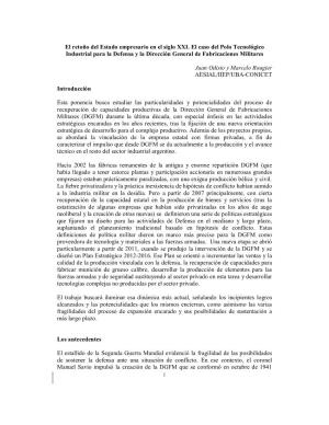 Juan Odisio Y Marcelo Rougier AESIAL/IIEP/UBA-CONICET