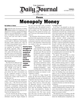 Monopoly Money by Carlton A