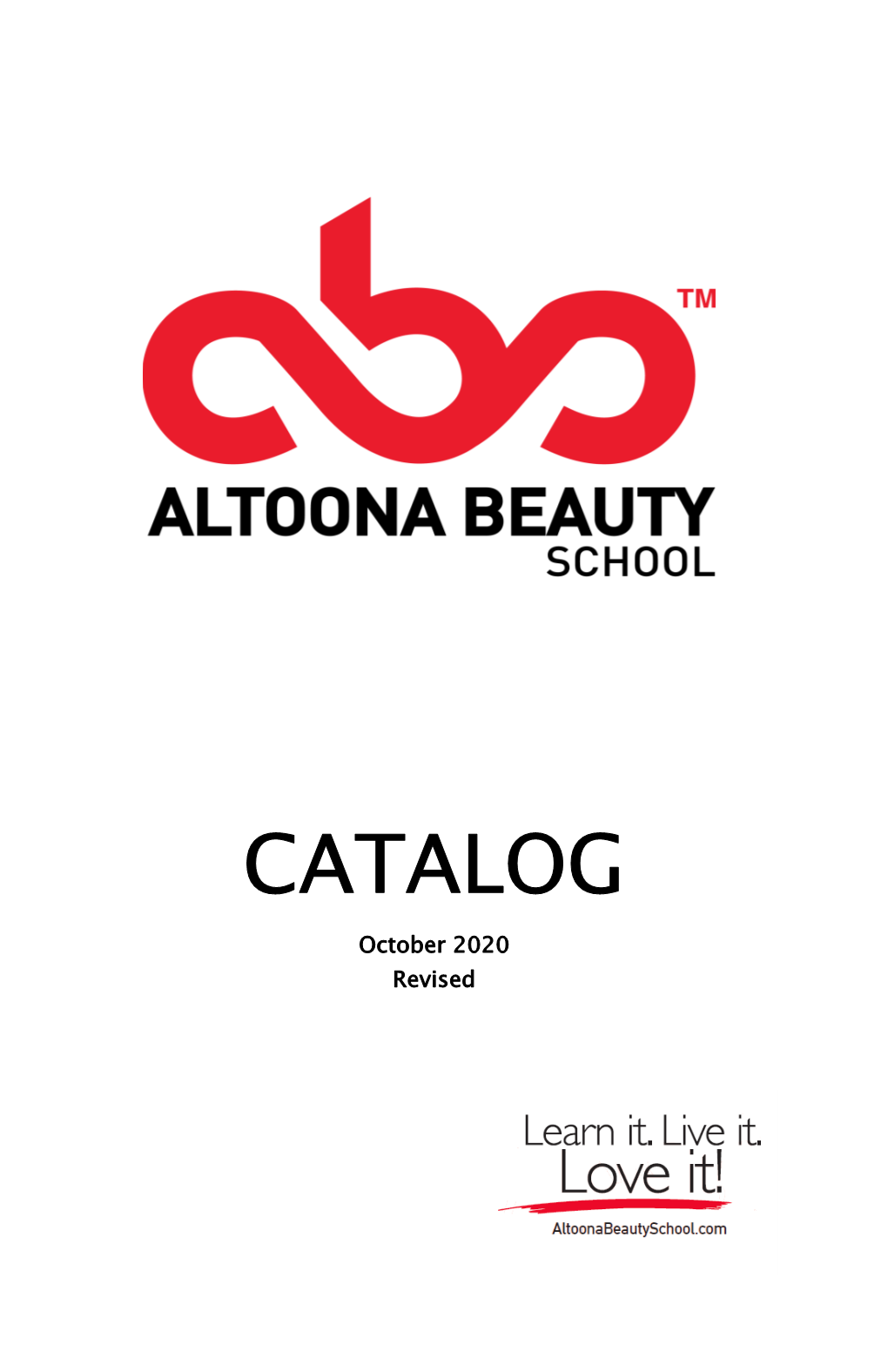 Altoona Beauty School Catalog