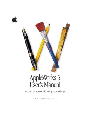 Appleworks 5 User's Manual