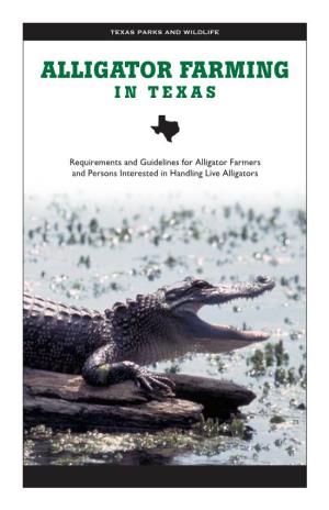 Alligator Farming in Texas
