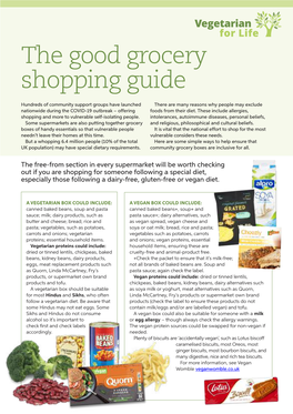 The Good Grocery Shopping Guide