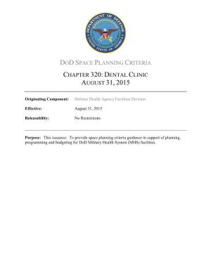 Dental Clinic August 31, 2015