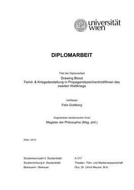 Diplomarbeit Theater-, Film