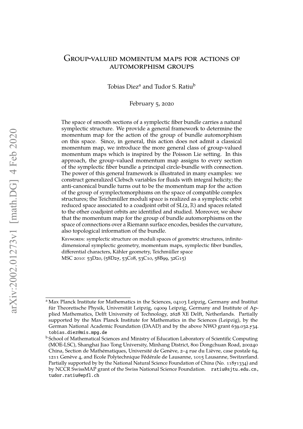 Group-Valued Momentum Maps for Actions of Automorphism Groups