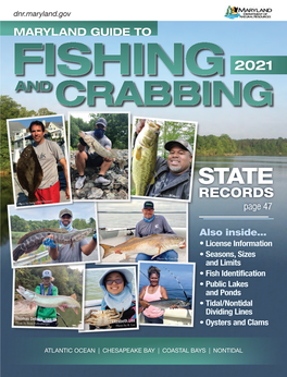Maryland Freshwater Regulations Fishing
