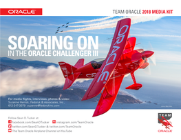 Team Oracle 2018 Media Kit