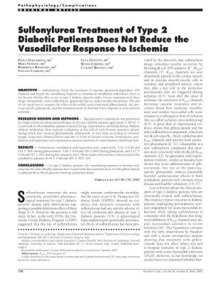Sulfonylurea Treatment of Type 2 Diabetic Patients Does Not Reduce the Vasodilator Response to Ischemia