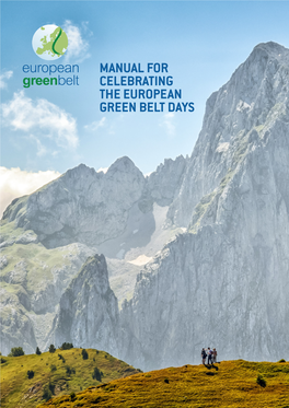 Manual for Celebrating the European Green Belt Days