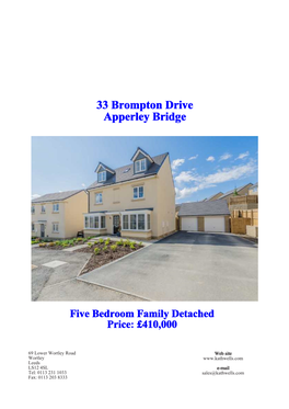33 Brompton Drive Apperley Bridge