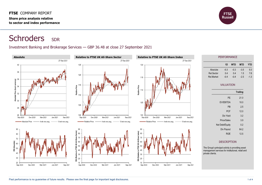 FTSE Factsheet