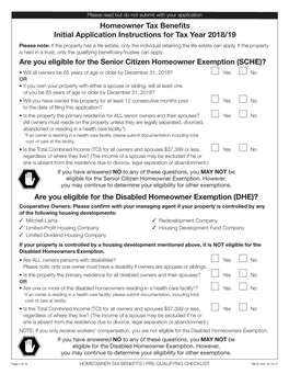 Are You Eligible for the Senior Citizen Homeowner