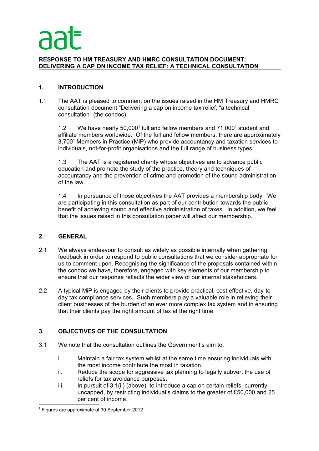 Response to Hmrc Consultation Document: Working with Tax Agents the Next Stage s1