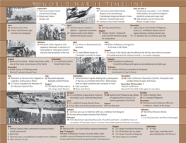 World War II Timeline (PDF)