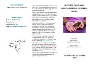 Southern Tablelands Clinical Pastoral Education Centre