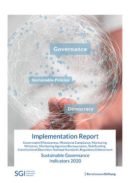 2020 Implementation Report | SGI Sustainable Governance Indicators