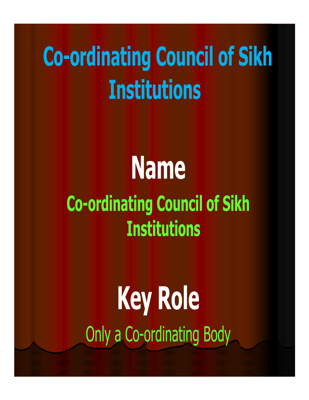 Coordinating Council of Sikh Institutions