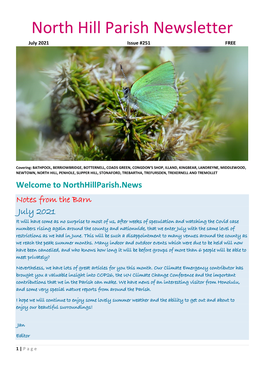 North Hill Parish Newsletter July 2021 Issue #251 FREE