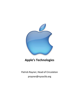 Apple's Technologies