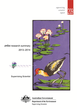 Eriss Research Summary 2013-2014