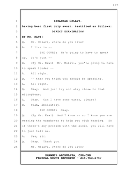 Entrapment Trial Defendant Testimony Transcript
