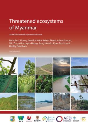 Threatened Ecosystems of Myanmar