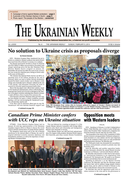 The Ukrainian Weekly 2014, No.6