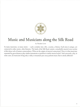 Music and Musicians Along the Silk Road by Theodore Levin