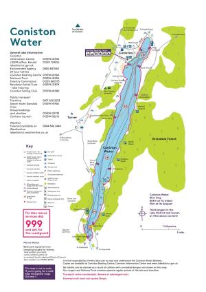 Map of Coniston Water