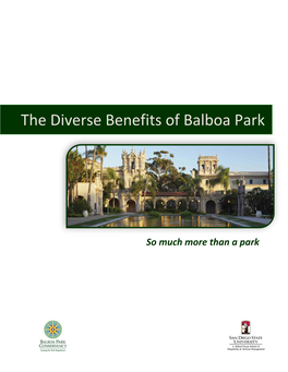 The Diverse Benefits of Balboa Park