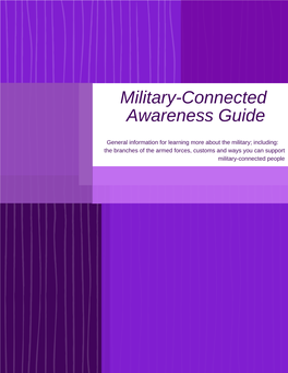 Military-Connected Awareness Guide