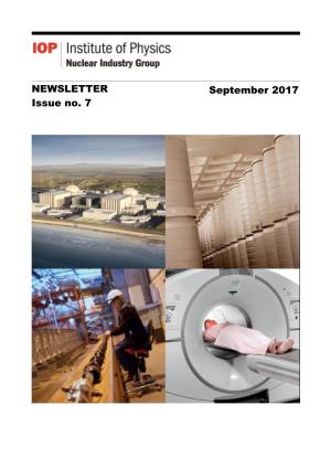 NEWSLETTER Issue No. 7 September 2017