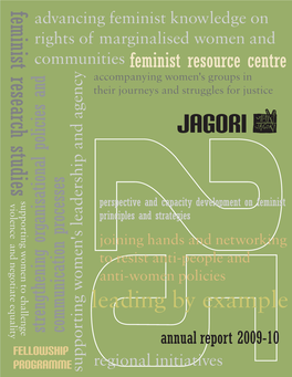 Advancing Feminist Knowledge on Rights of Marginalised Women And