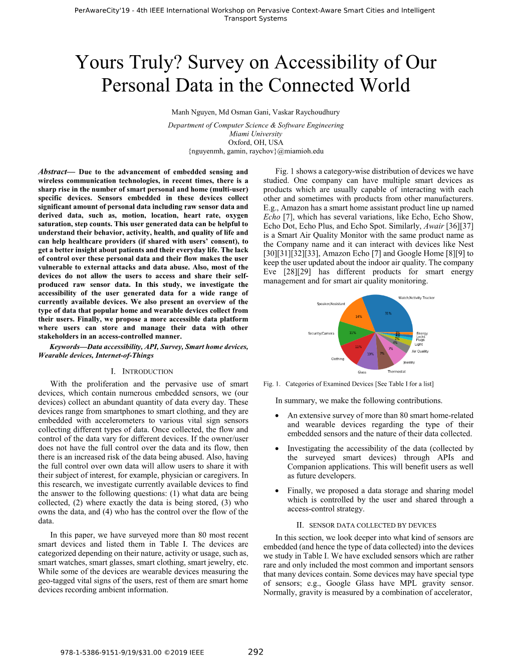 Survey on Accessibility of Our Personal Data in the Connected World