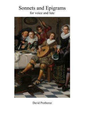 Sonnets and Epigrams, for Voice and Lute