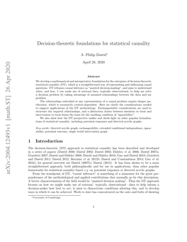 Decision-Theoretic Foundations for Statistical Causality