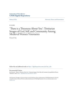 "There Is a Threeness About You": Trinitarian Images of God, Self, and Community Among Medieval Women Visionaries Donna E